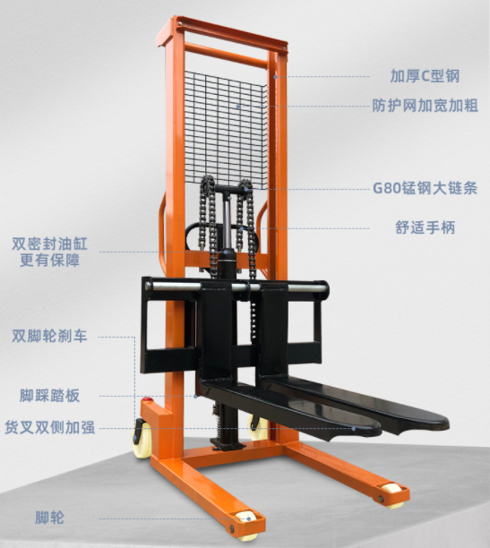 6686体育官网下载手动堆高车升降稳定、安全性能强